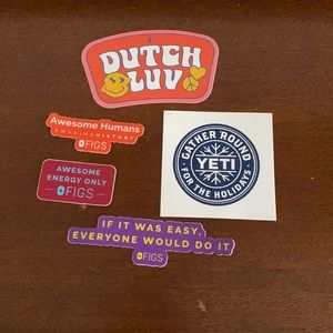 Stickers Dutch bros, yeti, figs price for all